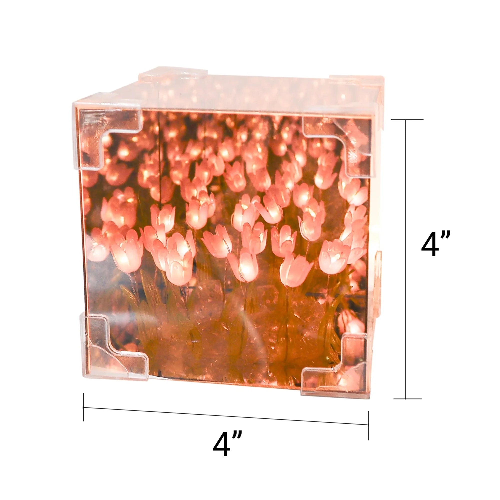 Tulip Mirror LED Night Light - Purple - BIG FRENCHIES