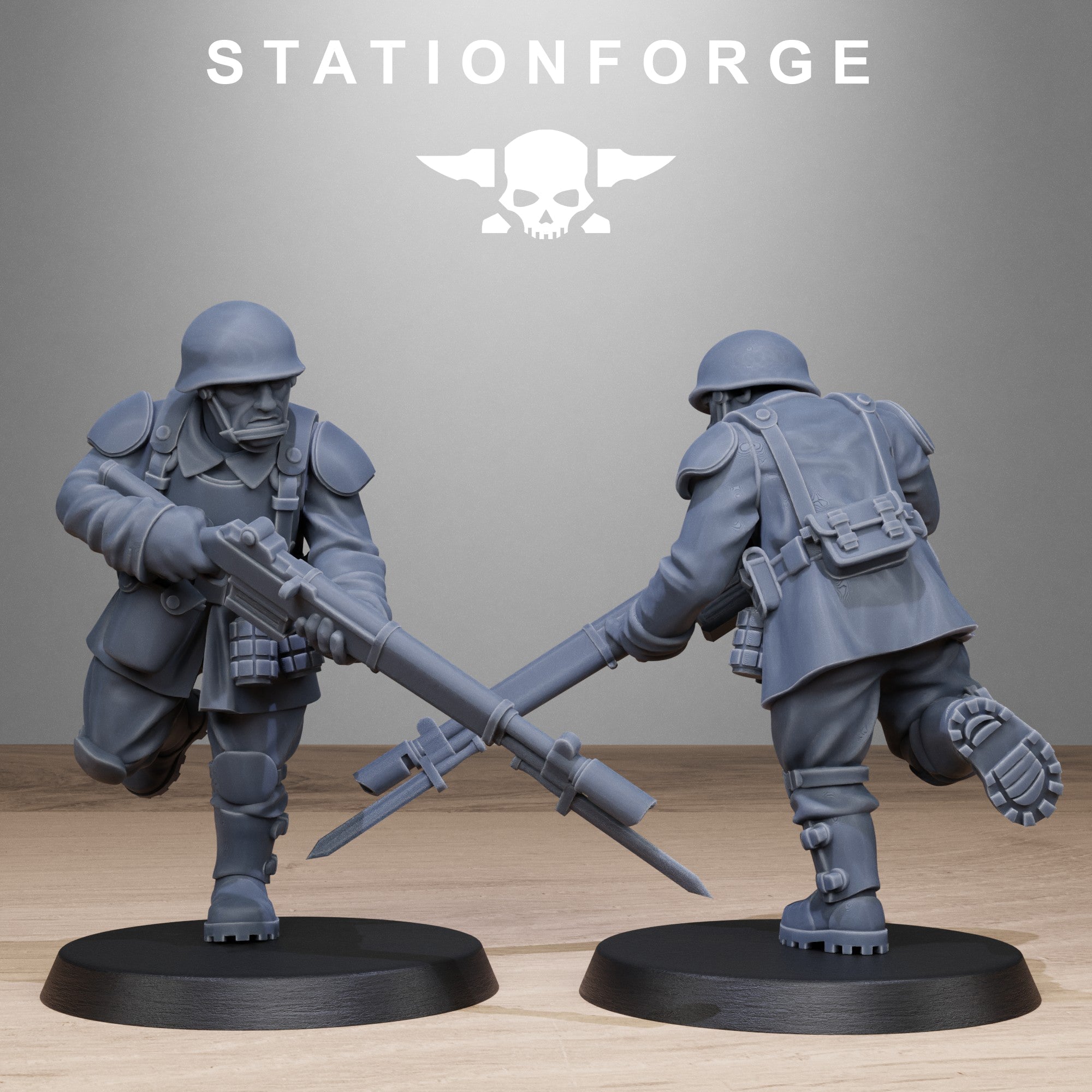 3D Printed FreeGuard Infantry by StationForge Miniatures