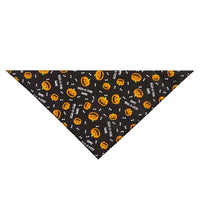 Aria Halloween Dog Bandana 19" Pumpkin & Bone Design Howl-O-Ween Pet Accessory