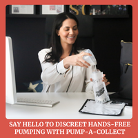 Milk Collection Cups with Silicone Flanges - Pump-A-Collect