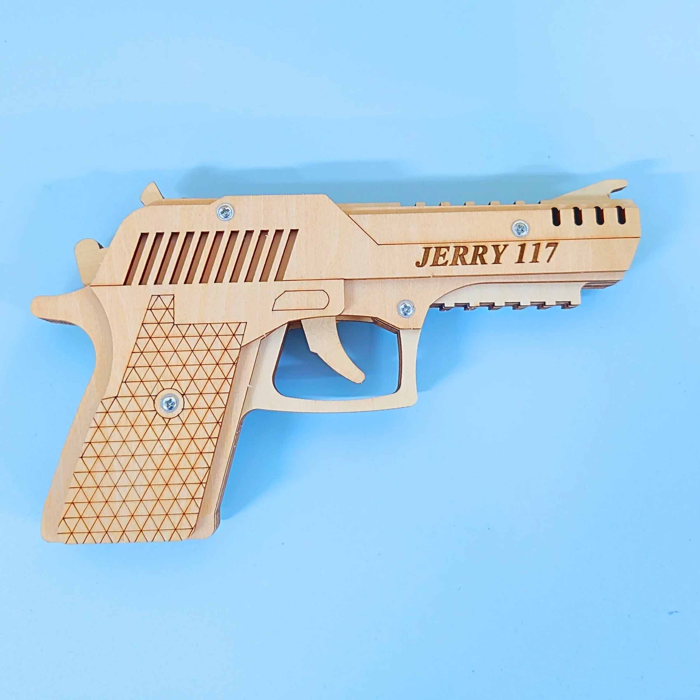 DIY Kit Rubber Band Launcher, Fun Wooden Craft and STEM Toy - BIG FRENCHIES