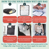 Wet Dry Bag for Pump Parts - Robin