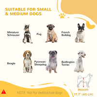 41"-72" Wooden Freestanding Pet Gate with Support Feet, for Small Medium Dogs, Natural