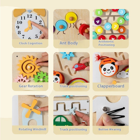 Baby Early Education Enlightenment Multi-functional Wall Game Children's Exploration Cognitive Exercise
