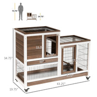 Wooden Rabbit Cage