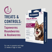 PetArmor Dog Dewormer | 7 Way Chewables & Sure Shot 2X Liquid