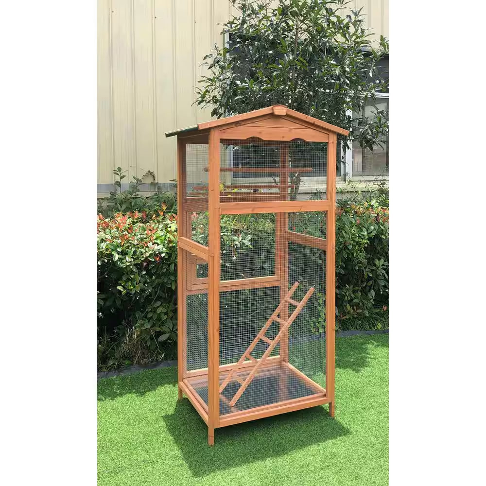 Outdoor Wooden Bird Cage - BIG FRENCHIES