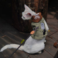 Outdoor Pet Half-Shirt For Hiking And Camping