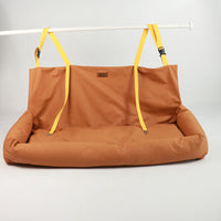High-end Car Dog Bed Dual-seat Rear Pet Kennel Mat Waterproof Car Safety Seat