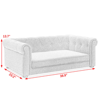 Elegant Rectangular Pet Bed Suitable For Medium And Large Dogs