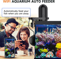 Hygger Automatic Fish Feeder WiFi App Camera Timer Smart Aquarium 230ML