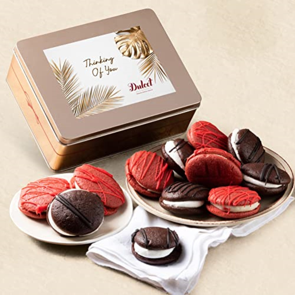 Chocolate and Red Velvet Whoopie Pies Assortment - BIG FRENCHIES