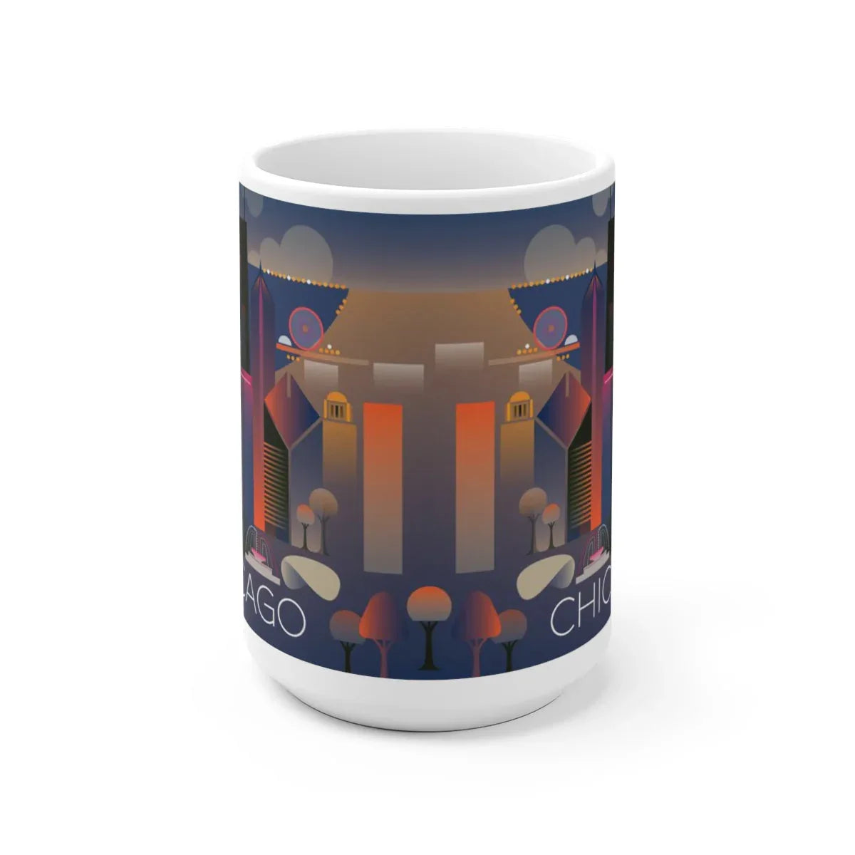 CHICAGO 11 OZ OR 15 OZ CERAMIC MUG - BIG FRENCHIES