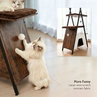 73in Modern Cat Tower For Indoor Cats - Multi-Level Cat Tree With Scratching Posts, Caves, Large Perch & Removable Pads 