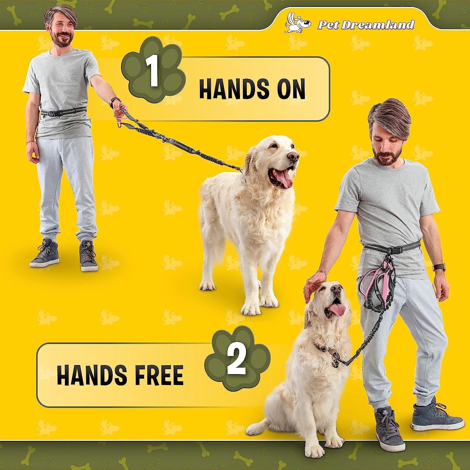 Exquisite Hands-Free Dog Leash for Large Dogs - BIG FRENCHIES