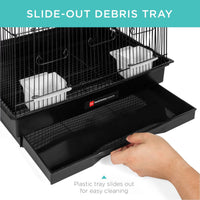 36In Indoor/Outdoor Iron Bird Cage for Parro - BIG FRENCHIES