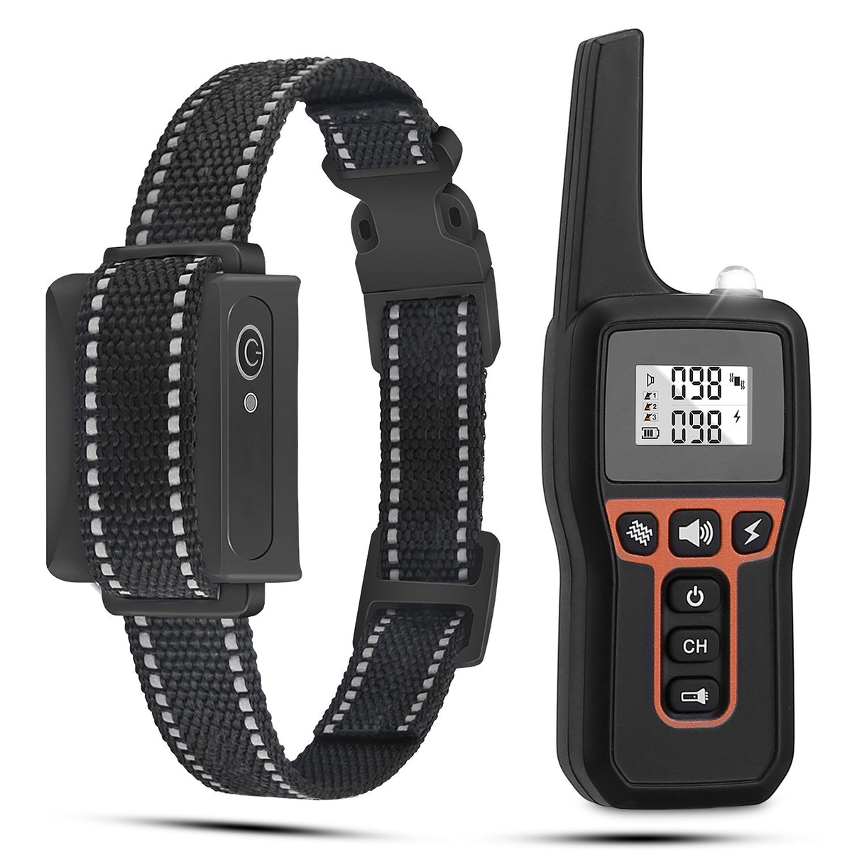 Train Collar OR Receiver Only Options - 3280FT Dog Training Collar IP67 Waterproof Pet Beep Vibration Electric Shock Col