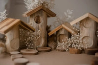Tree Log Houses Set of 4 - BIG FRENCHIES