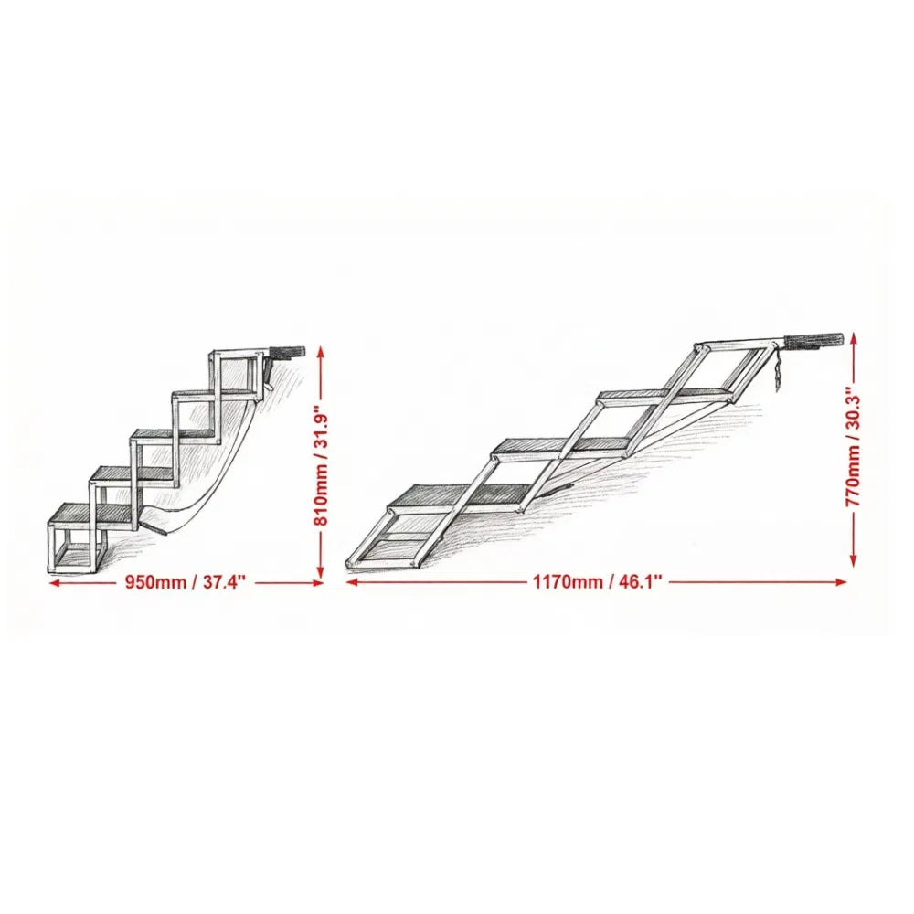 Folding Dog Car Ramp