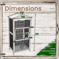 Outdoor Wooden Bird Cage - BIG FRENCHIES
