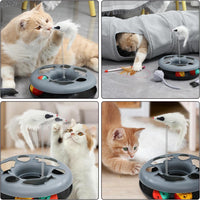 Cat Tunnel Toy for Cats & Small Pets Collapsible Interactive Play Tube