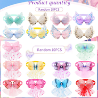 20Pcs Cute Dog Collar Grooming Accessory For Small Breed Puppies Cats