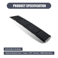 Dog Ramp For Car 71inch Long & 19.3inch Wide Portable Dog Ramps For Large Dogs With Non-Slip Rug Surface Dog Car Ramp Fo