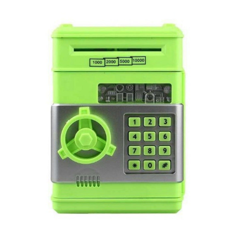 Creative Password safe piggy bank Automatic piggy bank safe ATM children's toys