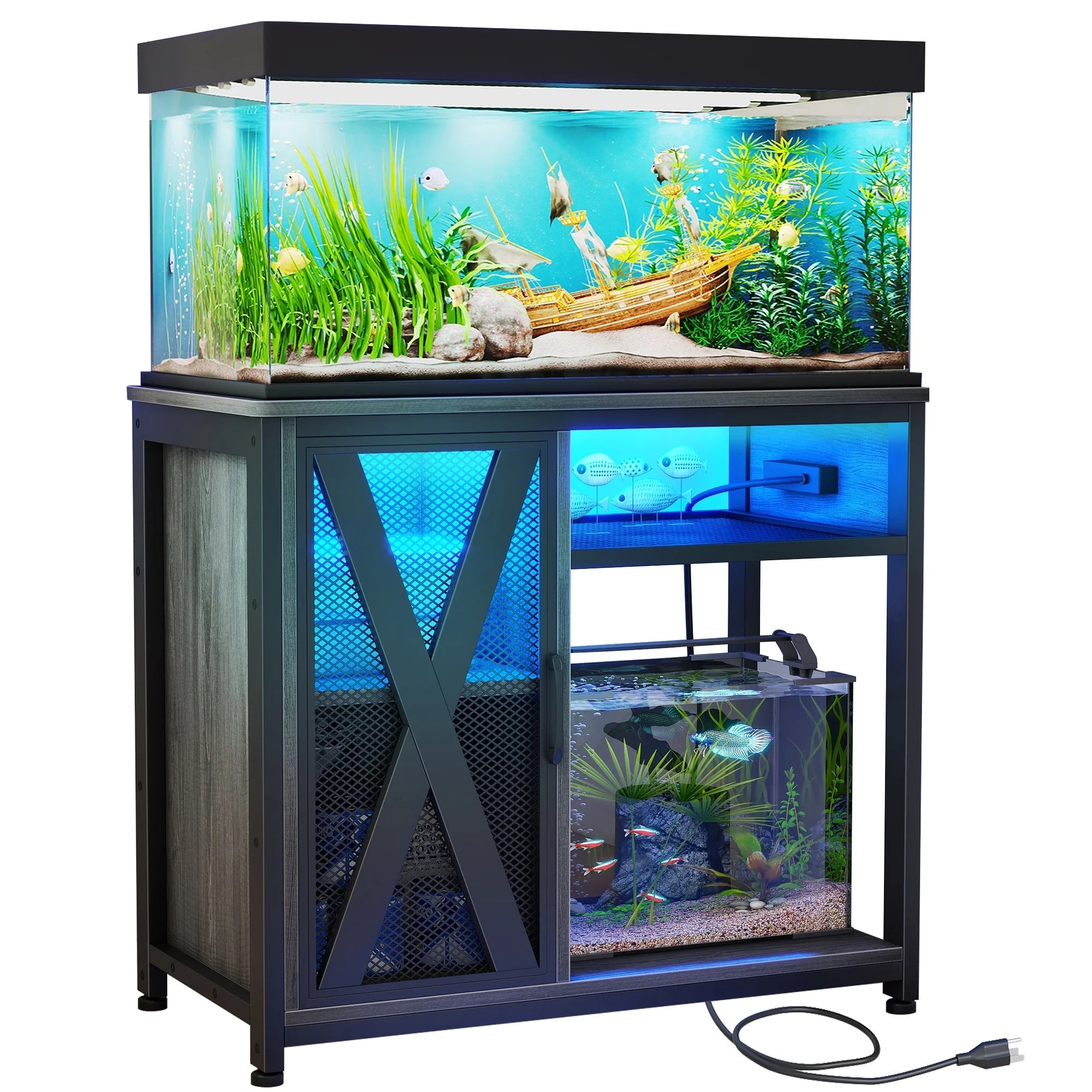 40-50 gallons Fish Tank Stand with Power Outlets - BIG FRENCHIES