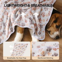 1 Pack 3 Blankets Super Soft Fluffy Premium Fleece Dog Blankets For Puppy Cat Pet Blanket Flannel Throw Warm Sleep Dog