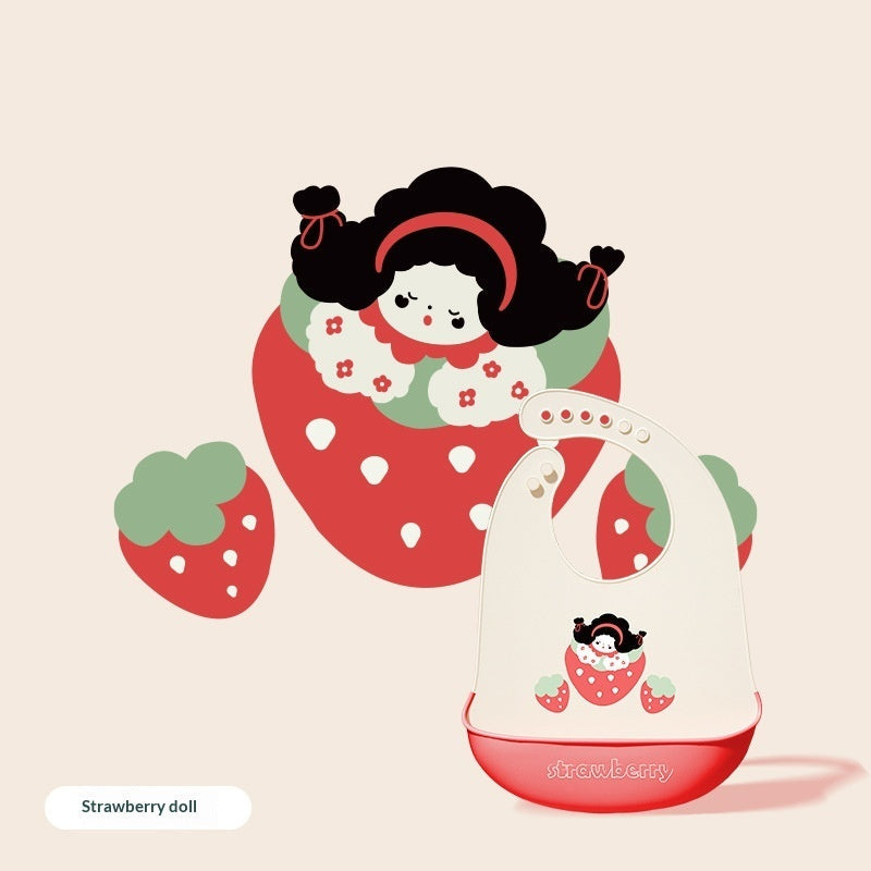 Baby Waterproof And Stain-resistant Food-grade Silicone Bib