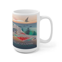 ACADIA NATIONAL PARK, CADILLAC MOUNTAIN 11 OZ OR 15 OZ CERAMIC MUG - BIG FRENCHIES