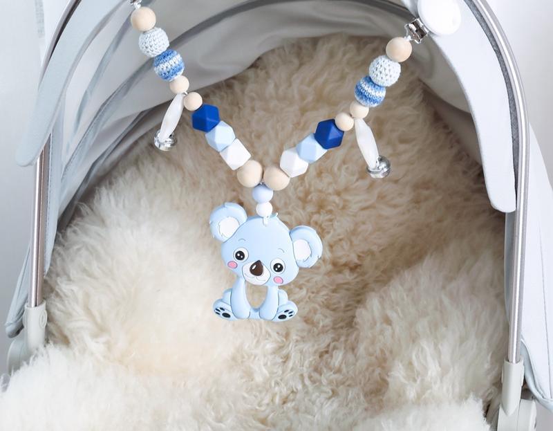 Silicone Baby Teether Toddler Toy, Stroller Accessories For Pacifier Chain Owl Food Grade Toys Baby Teether - BIG FRENCHIES