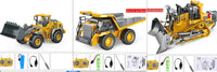 Children's Simple Alloy Charging Excavator Toy Car