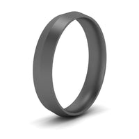 4 mm Comfort Fit Knife Edge Mens Band