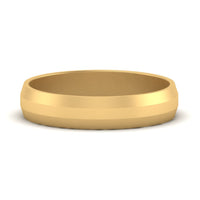 Wedding Band Beveled Edge Matte
