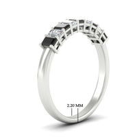 1 Carat Nine Stone Emerald Cut Wedding Band