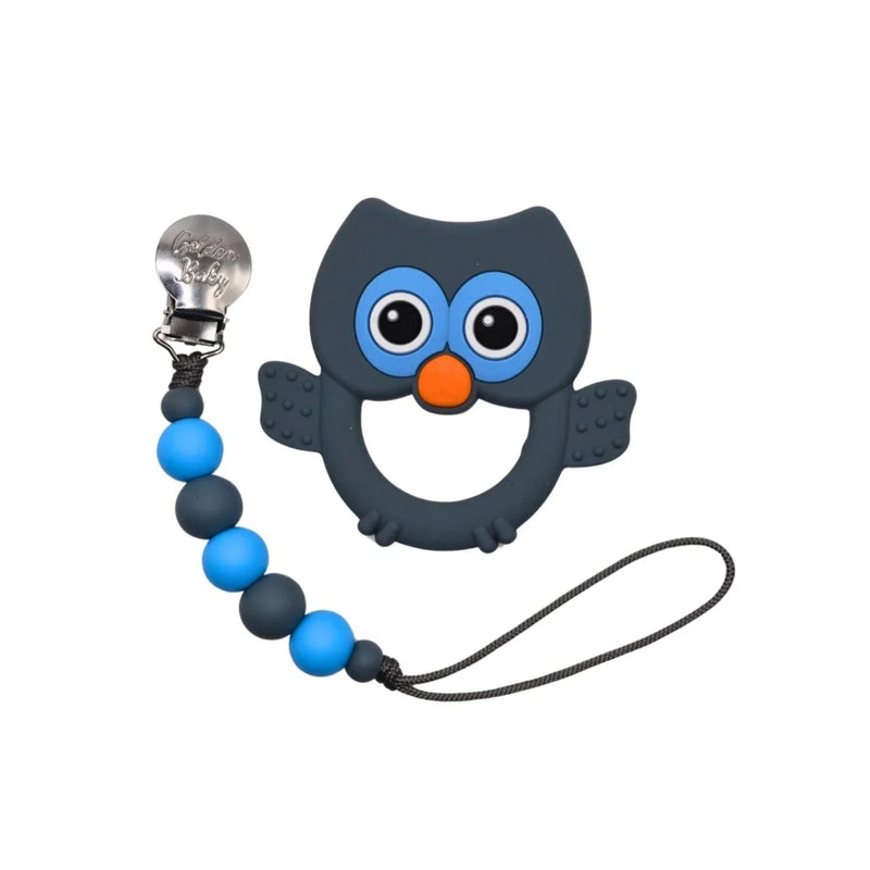 Owl Teether Set // Grey - BIG FRENCHIES