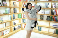 Simulation lying horse pillow plush toy