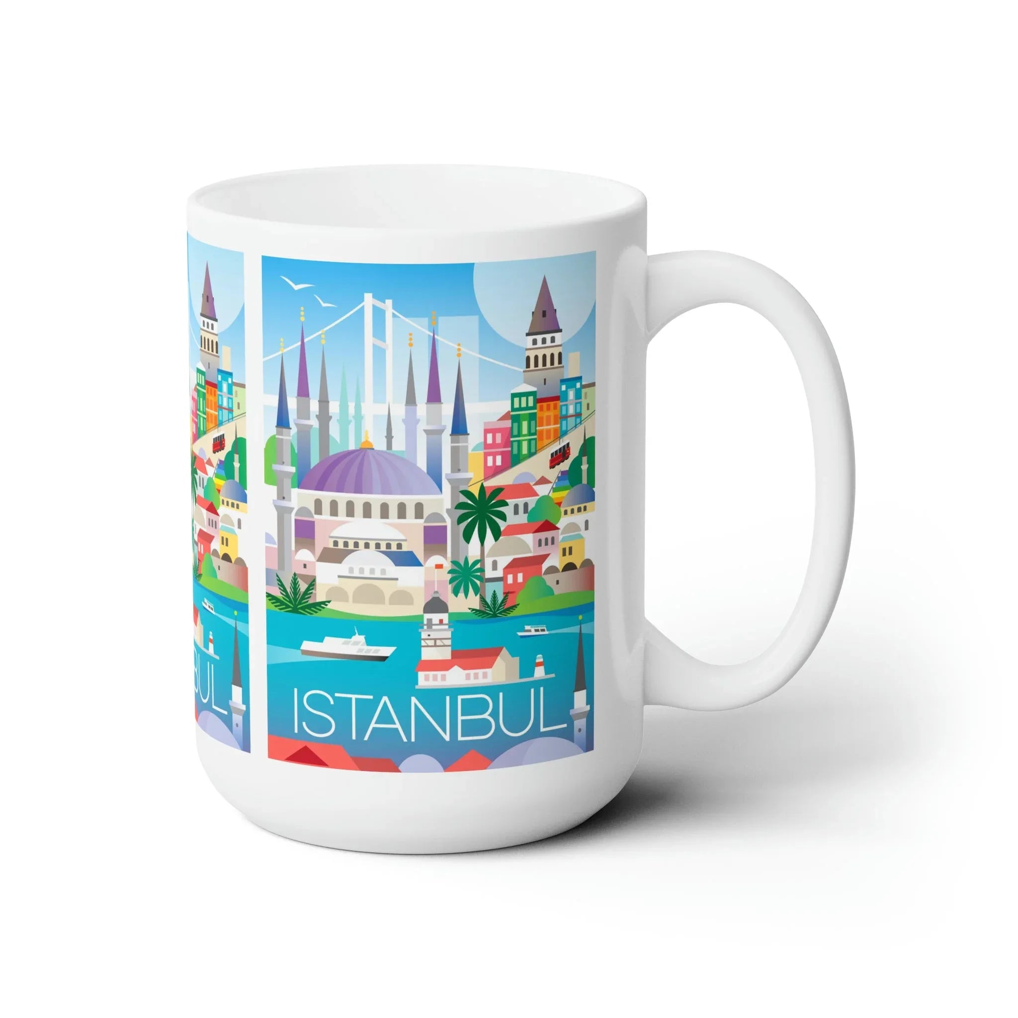 Istanbul Ceramic Mug 11oz or 15oz - BIG FRENCHIES