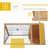 Wooden Rabbit Cage