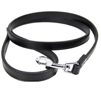 Classic Leather Dog Leash – Soft Vegan Leather Everyday Walking Lead