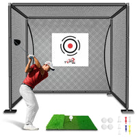 Golf Driving Practice Cage (Black) - BIG FRENCHIES