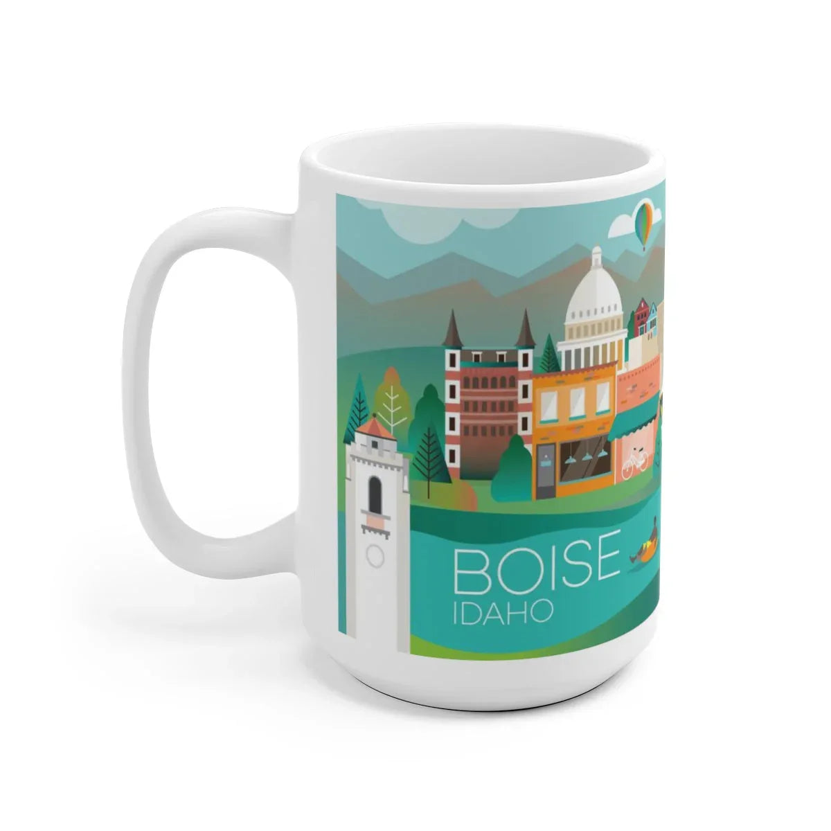 BOISE 11 OZ OR 15 OZ CERAMIC MUG - BIG FRENCHIES