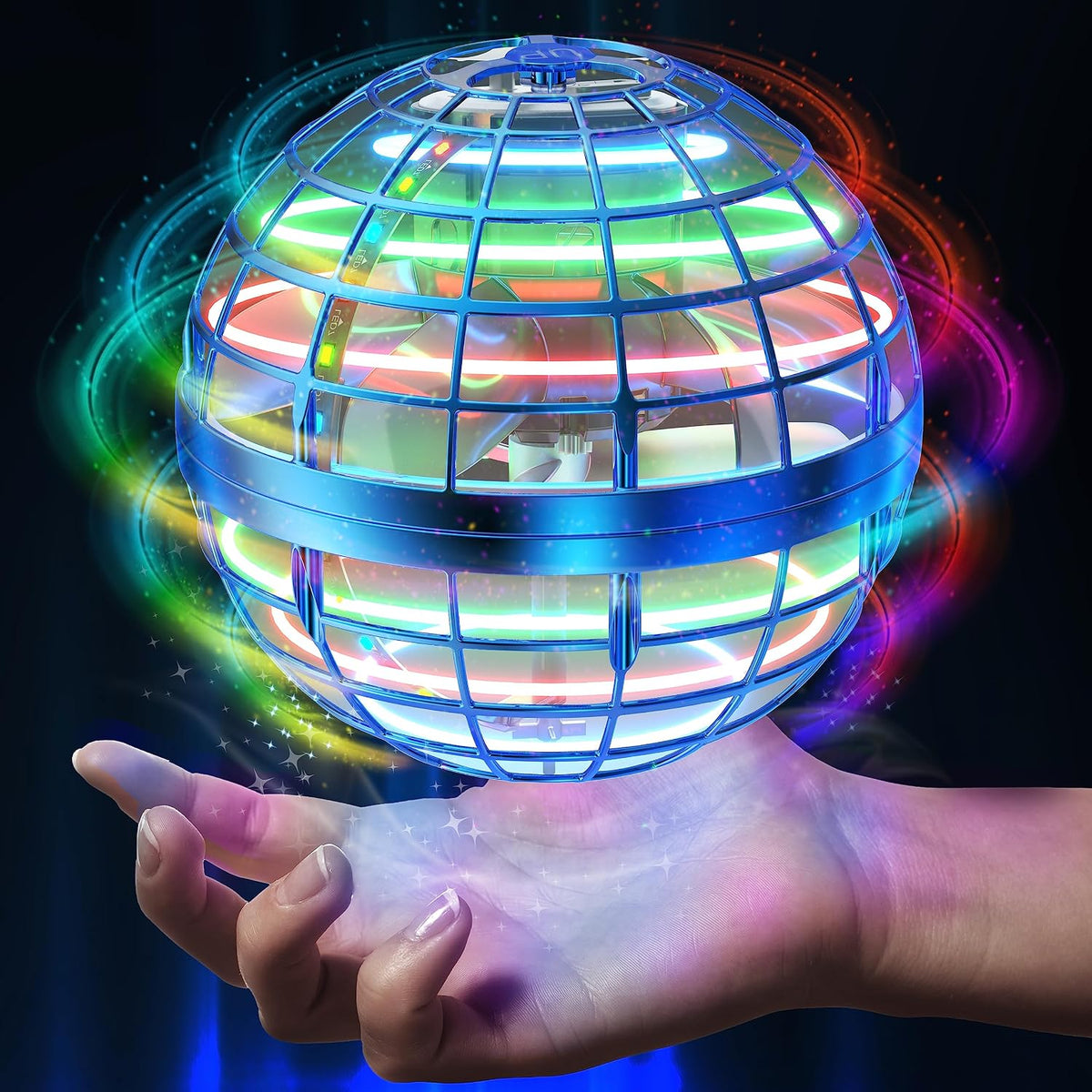 AMERFIST Flying Orb Ball Toy - Blue