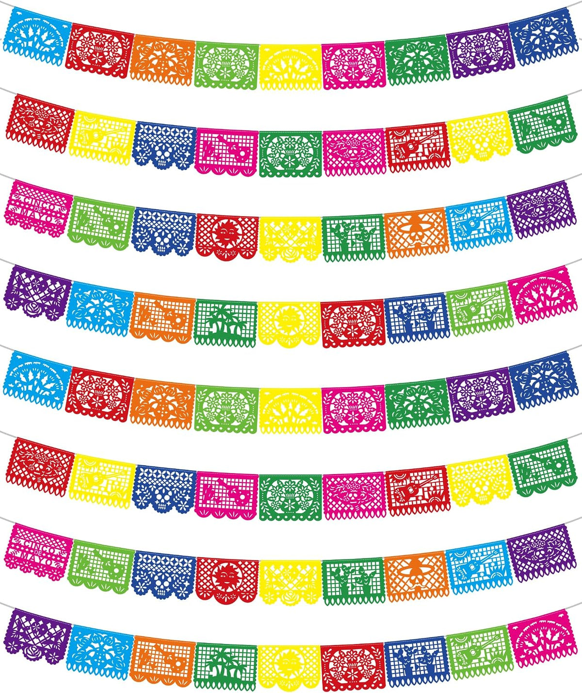 18 FT Cinco De Mayo Party Decorations - 8 Pack