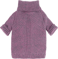 Fitwarm Thermal Knitted Dog Sweater Doggy Winter Coat Pet Clothes - XX-Large / Purple