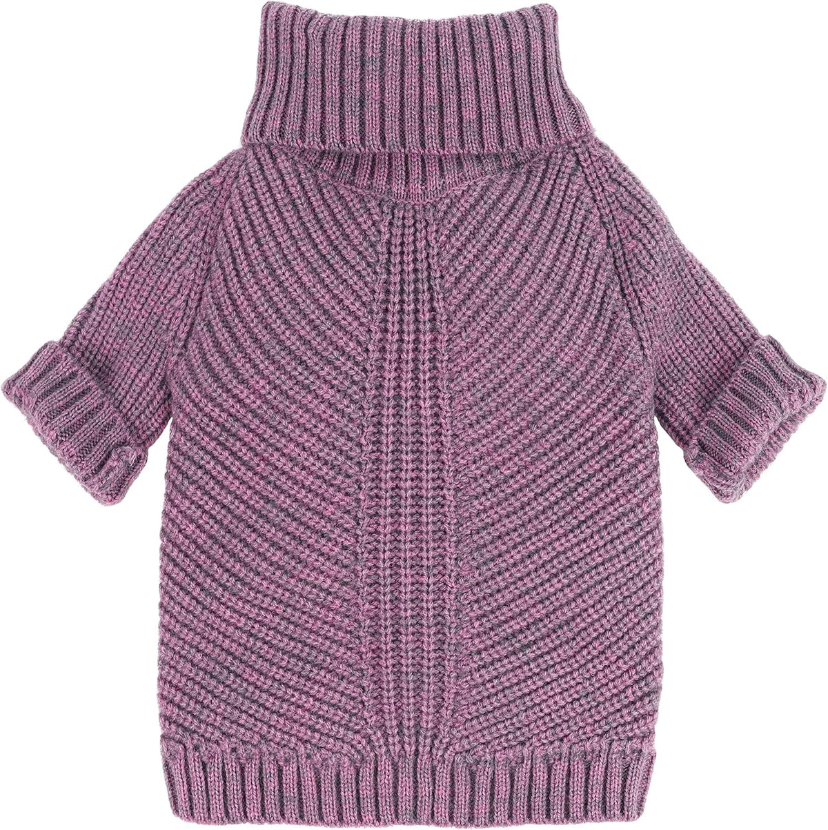 Fitwarm Thermal Knitted Dog Sweater Doggy Winter Coat Pet Clothes - XX-Large / Purple