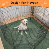 Washable Pee Pads for Dogs, 65'' x 48'', Quick-Dry, Grey - Green / 72x72 Inch(Pack of 3) - image 3