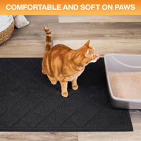 Neater Pets Neater Mat Cat Litter Mat - 17x24 / Black - image 4